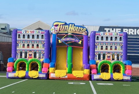 Fun House Slide with Obstacles